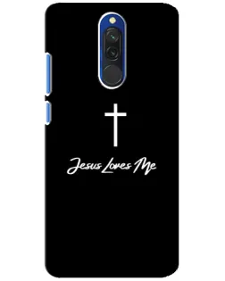 Чехол для Xiaomi Redmi 8 с картинкой «Иисус любит тебя»