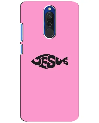 Чехол для Xiaomi Redmi 8 с картинкой «Розовый символ Jesus» Чехол для Xiaomi Redmi 8 с картинкой «Розовый символ Jesus»