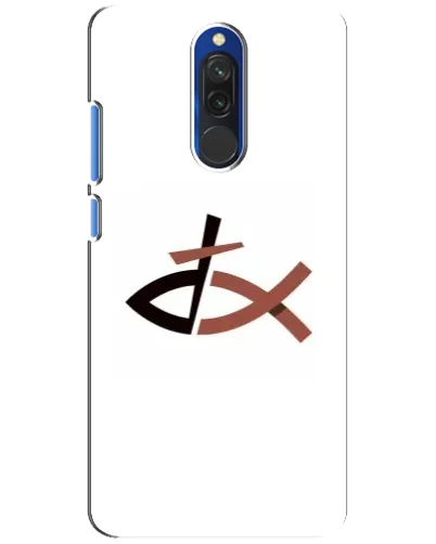 Чехол для Xiaomi Redmi 8 с картинкой «Рыба и крест» Чехол для Xiaomi Redmi 8 с картинкой «Рыба и крест»