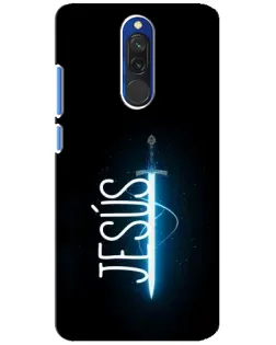Чехол для Xiaomi Redmi 8 с картинкой «Меч Духа Jesus»