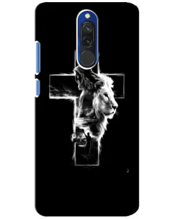 Чехол для Xiaomi Redmi 8 с картинкой «Сияющий крест Jesus»