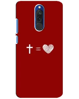 Чехол для Xiaomi Redmi 8 с картинкой «Уравнение любви»