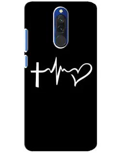 Чехол для Xiaomi Redmi 8 с картинкой «Пульс веры»