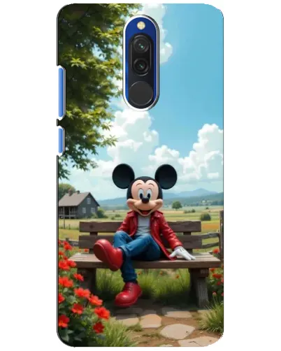 Чехол для Xiaomi Redmi 8 с картинкой «Микки на скамейке» Чехол для Xiaomi Redmi 8 с картинкой «Микки на скамейке»