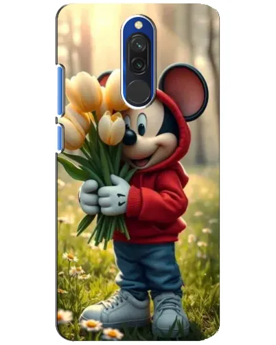Чехол для Xiaomi Redmi 8 с картинкой «Микки с тюльпанами» Чехол для Xiaomi Redmi 8 с картинкой «Микки с тюльпанами»