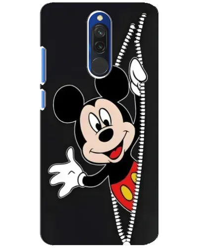 Чехол для Xiaomi Redmi 8 с картинкой «Микки раздвигает стены» Чехол для Xiaomi Redmi 8 с картинкой «Микки раздвигает стены»
