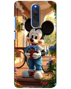 Чехол для Xiaomi Redmi 8 с картинкой «Микки садовод»