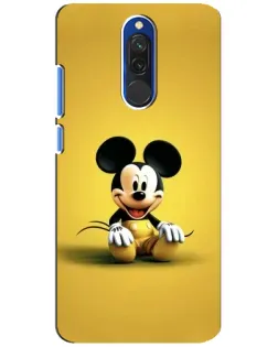 Чехол для Xiaomi Redmi 8 с картинкой «Микки на желтом»