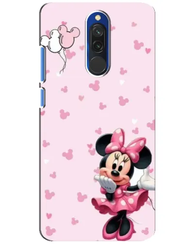 Чехол для Xiaomi Redmi 8 с картинкой «Минни Маус и сердечки» Чехол для Xiaomi Redmi 8 с картинкой «Минни Маус и сердечки»