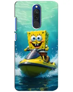 Чохол для Xiaomi Redmi 8 з картинкою «Спанч Боб на гідроциклі» Чохол для Xiaomi Redmi 8 з картинкою «Спанч Боб на гідроциклі»