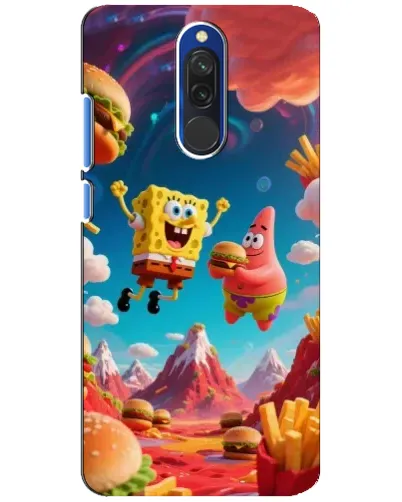 Чехол для Xiaomi Redmi 8 с картинкой «Космический фастфуд» Чехол для Xiaomi Redmi 8 с картинкой «Космический фастфуд»