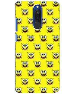 Чехол для Xiaomi Redmi 8 с картинкой «Паттерн Губка Боб»