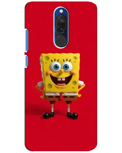 Чехол для Xiaomi Redmi 8 с картинкой «Спанч Боб на красном» Чехол для Xiaomi Redmi 8 с картинкой «Спанч Боб на красном»