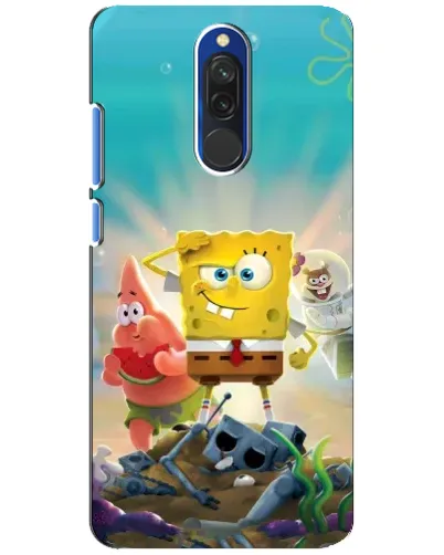 Чехол для Xiaomi Redmi 8 с картинкой «Спанч Боб победитель» Чехол для Xiaomi Redmi 8 с картинкой «Спанч Боб победитель»