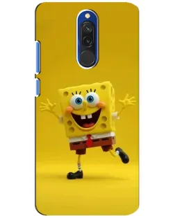 Чехол для Xiaomi Redmi 8 с картинкой «Позитивный Губка Боб»