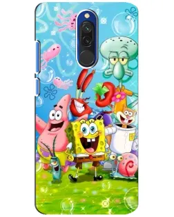 Чехол для Xiaomi Redmi 8 с картинкой «Губка Боб и друзья» Чехол для Xiaomi Redmi 8 с картинкой «Губка Боб и друзья»