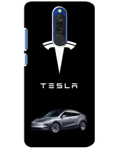 Чехол для Xiaomi Redmi 8 с картинкой «Tesla Model Y»