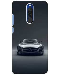 Чехол для Xiaomi Redmi 8 с картинкой «Mercedes на черном»
