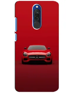 Чехол для Xiaomi Redmi 8 с картинкой «Красный Mercedes AMG»