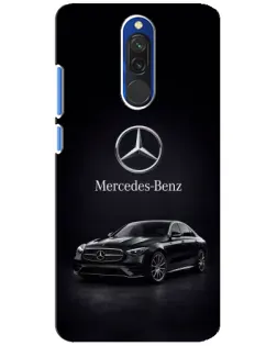 Чехол для Xiaomi Redmi 8 с картинкой «Mercedes — решетка радиатора»