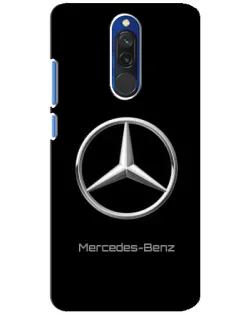 Чехол для Xiaomi Redmi 8 с картинкой «Mercedes Silver Logo»