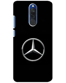 Чехол для Xiaomi Redmi 8 с картинкой «Mercedes классический лого»