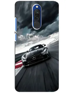 Чехол для Xiaomi Redmi 8 с картинкой «Гоночный Mercedes AMG»