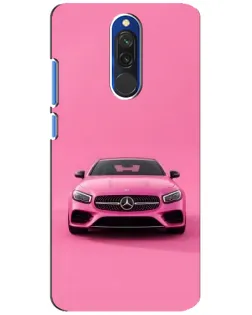 Чехол для Xiaomi Redmi 8 с картинкой «Розовый Mercedes AMG»