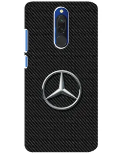 Чехол для Xiaomi Redmi 8 с картинкой «Карбоновый Mercedes стиль»