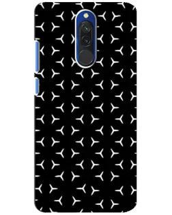 Чехол для Xiaomi Redmi 8 с картинкой «Mercedes паттерн звезд»