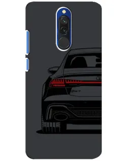 Чехол для Xiaomi Redmi 8 с картинкой «Задняя часть Audi — арт»