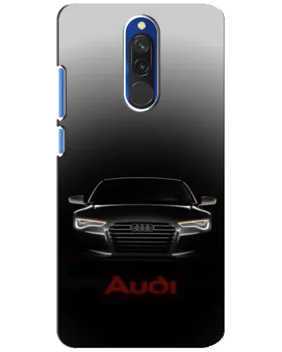 Чехол для Xiaomi Redmi 8 с картинкой «Audi — градиентный контур» Чехол для Xiaomi Redmi 8 с картинкой «Audi — градиентный контур»