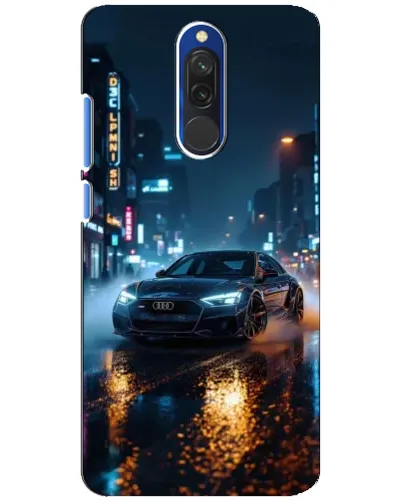 Чехол для Xiaomi Redmi 8 с картинкой «Ночной город и Audi» Чехол для Xiaomi Redmi 8 с картинкой «Ночной город и Audi»