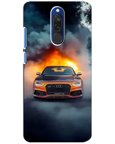 Чехол для Xiaomi Redmi 8 с картинкой «Audi в огненном дыму» Чехол для Xiaomi Redmi 8 с картинкой «Audi в огненном дыму»