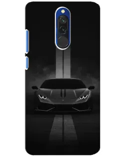 Чехол для Xiaomi Redmi 8 с картинкой «Lamborghini симметрия дорог»