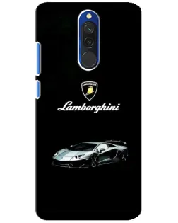 Чехол для Xiaomi Redmi 8 с картинкой «Логотип Lamborghini классика»