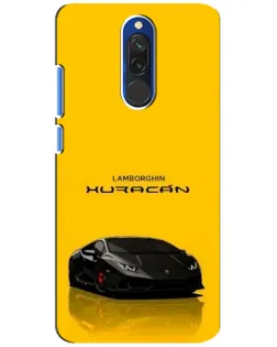 Чехол для Xiaomi Redmi 8 с картинкой «Lamborghini Huracan черный»
