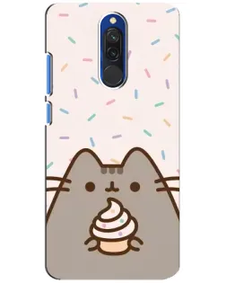 Чехол для Xiaomi Redmi 8 с картинкой «Пушин с кексом» Чехол для Xiaomi Redmi 8 с картинкой «Пушин с кексом»