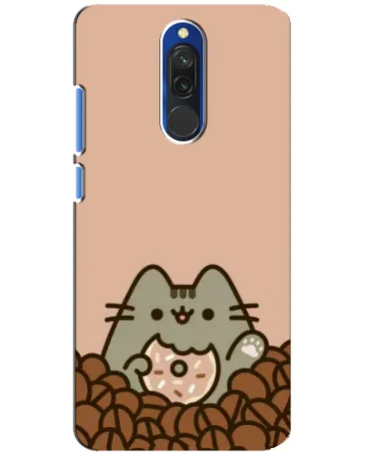 Чехол для Xiaomi Redmi 8 с картинкой «Кофейный Пушин»