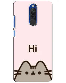 Чехол для Xiaomi Redmi 8 с картинкой «Пушин говорит Hi» Чехол для Xiaomi Redmi 8 с картинкой «Пушин говорит Hi»