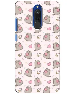 Чехол для Xiaomi Redmi 8 с картинкой «Пушин и сладости»