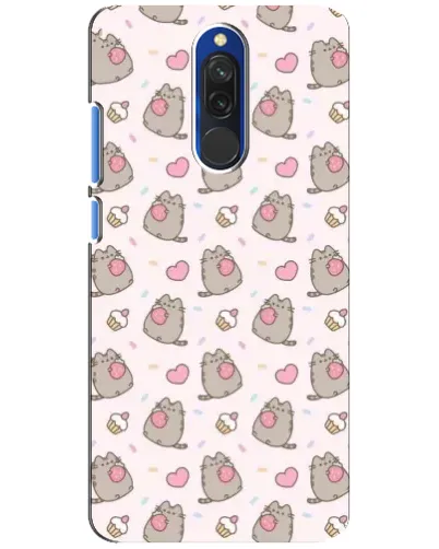 Чехол для Xiaomi Redmi 8 с картинкой «Пушин и сладости»