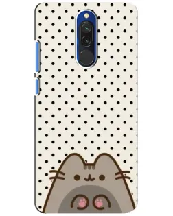 Чехол для Xiaomi Redmi 8 с картинкой «Пушин в горошек»