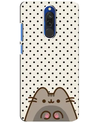 Чехол для Xiaomi Redmi 8 с картинкой «Пушин в горошек»