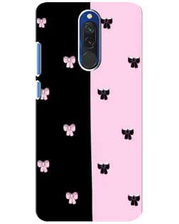 Чехол для Xiaomi Redmi 8 с картинкой «Контрастные банты»