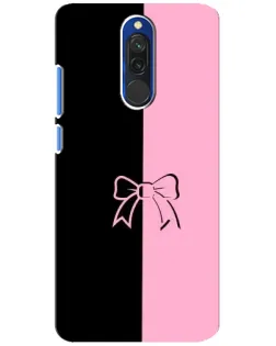 Чехол для Xiaomi Redmi 8 с картинкой «Половинки банта»