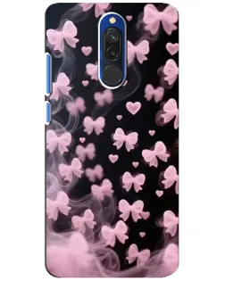 Чехол для Xiaomi Redmi 8 с картинкой «Неоновое кружево»