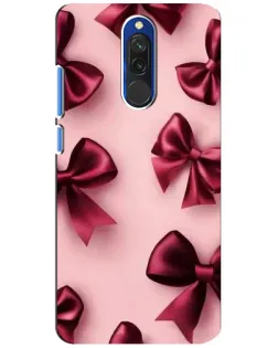 Чехол для Xiaomi Redmi 8 с картинкой «Бордовый атлас»