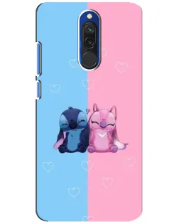 Чохол для Xiaomi Redmi 8 з картинкою «Stitch та Angel Love»