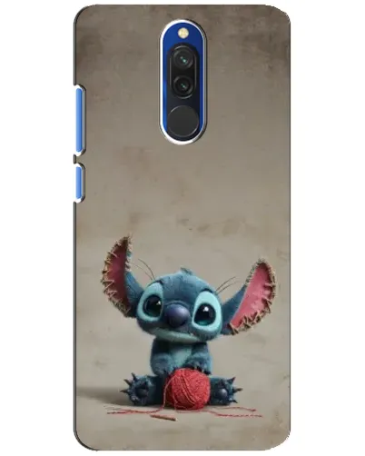 Чохол для Xiaomi Redmi 8 з картинкою «Стіч на чоричневому фоні»